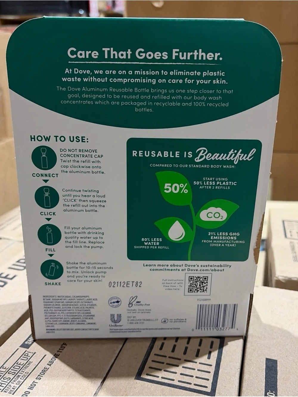 Dove daily moisture